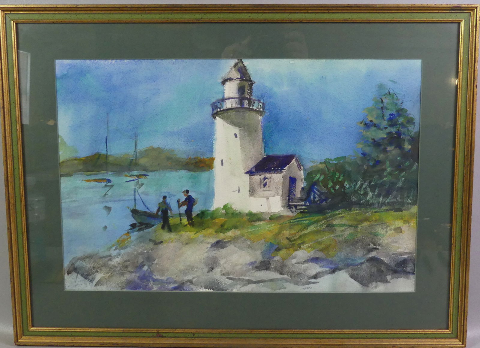MARY ANN MERRILL PAINTING OF LIGHTHOUSE (1 of 3)
