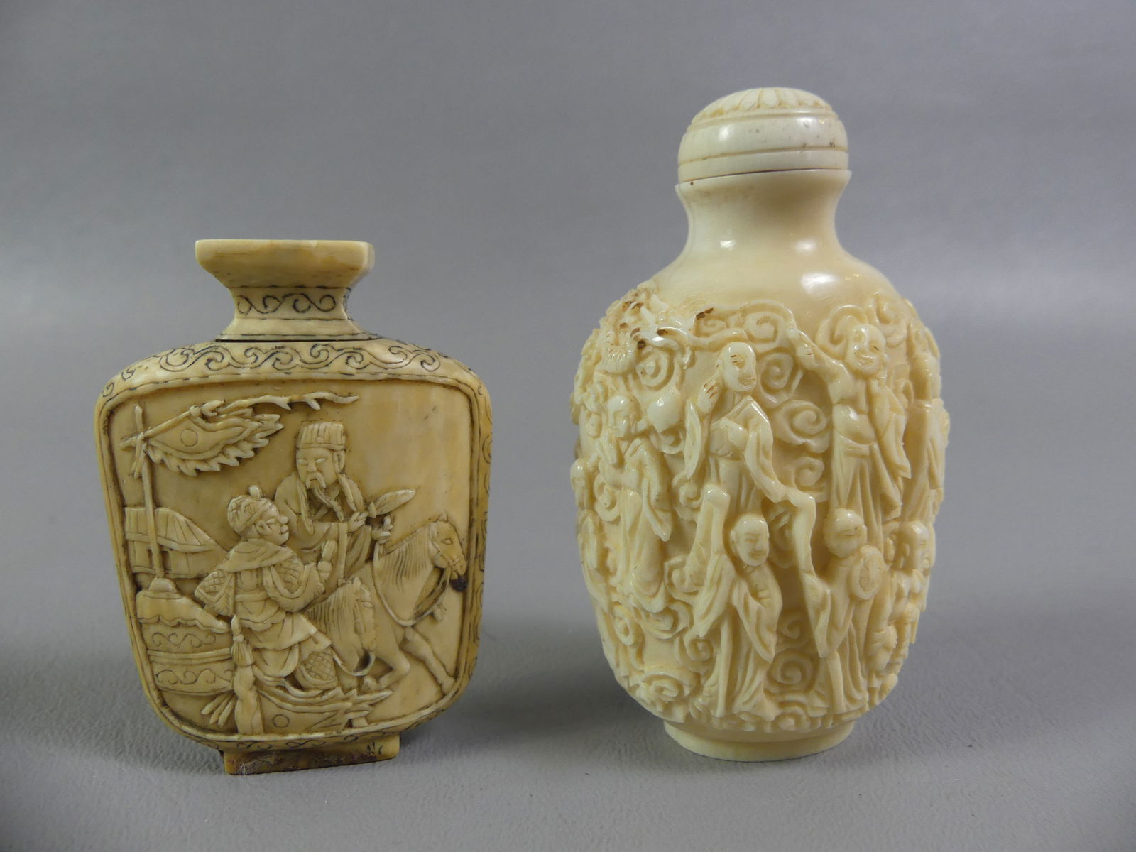 2 ANTIQUE ASIAN SNUFF BOTTLES (1 of 2)