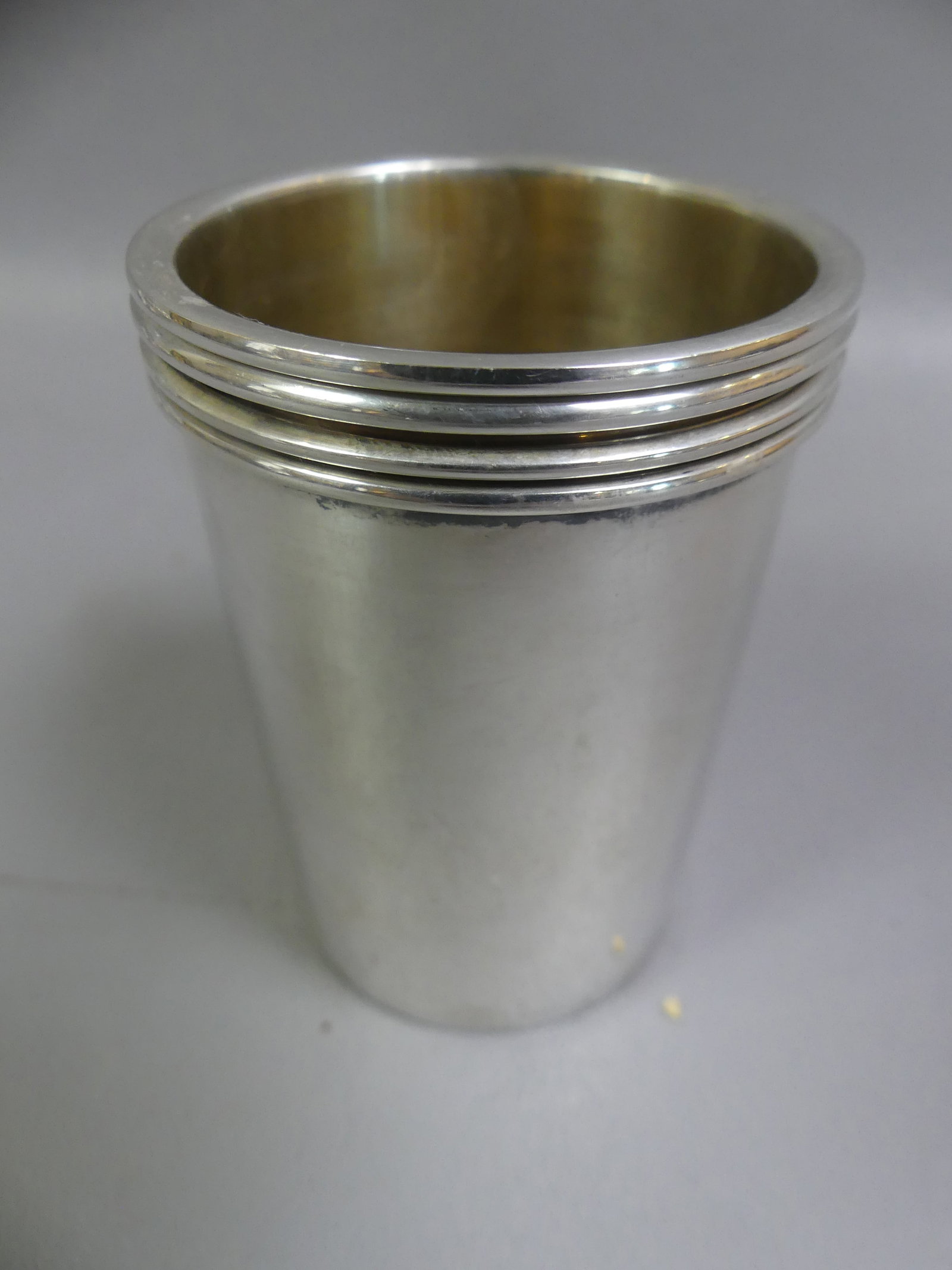 NESTING SET 4 STERLING CUPS - 2