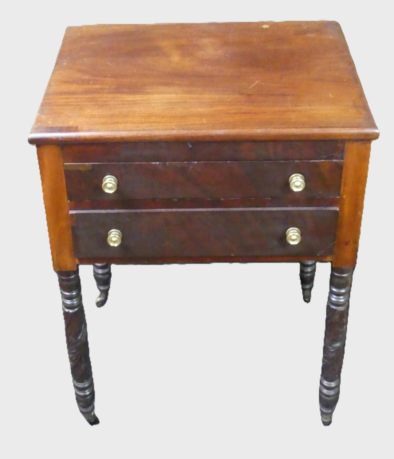 FEDERAL MAHOGANY 2 DRAWER STAND (1 of 2)