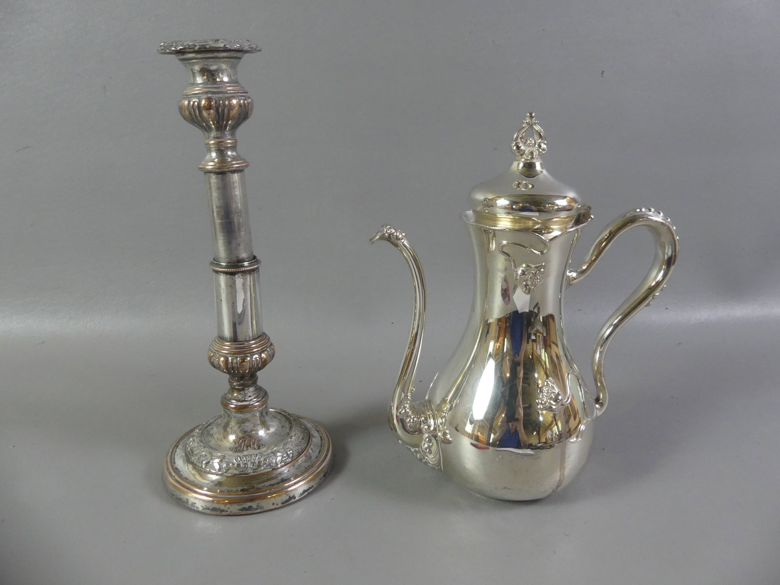 5 PCS OLD SILVER PLATE - 2