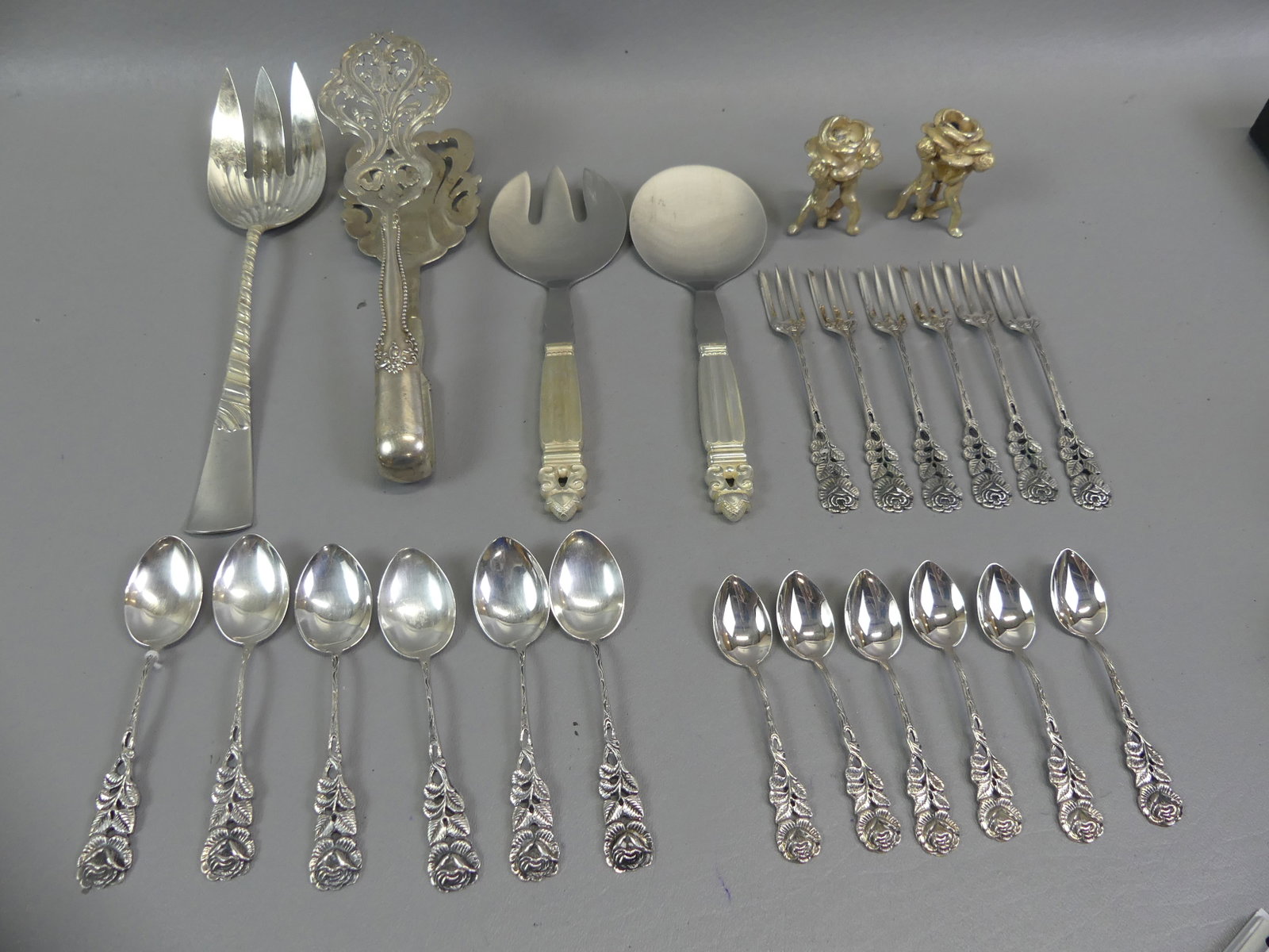 GROUP OF STERLING SILVER FLATWARE (1 of 2)