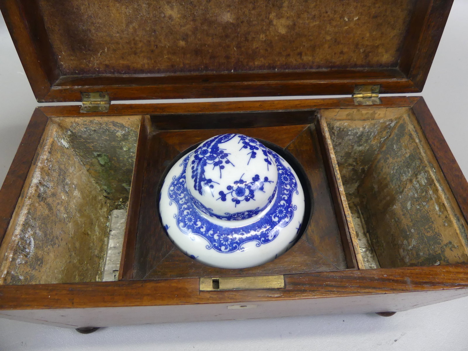 2 ANTIQUE TEA CADDY BOXES - 3