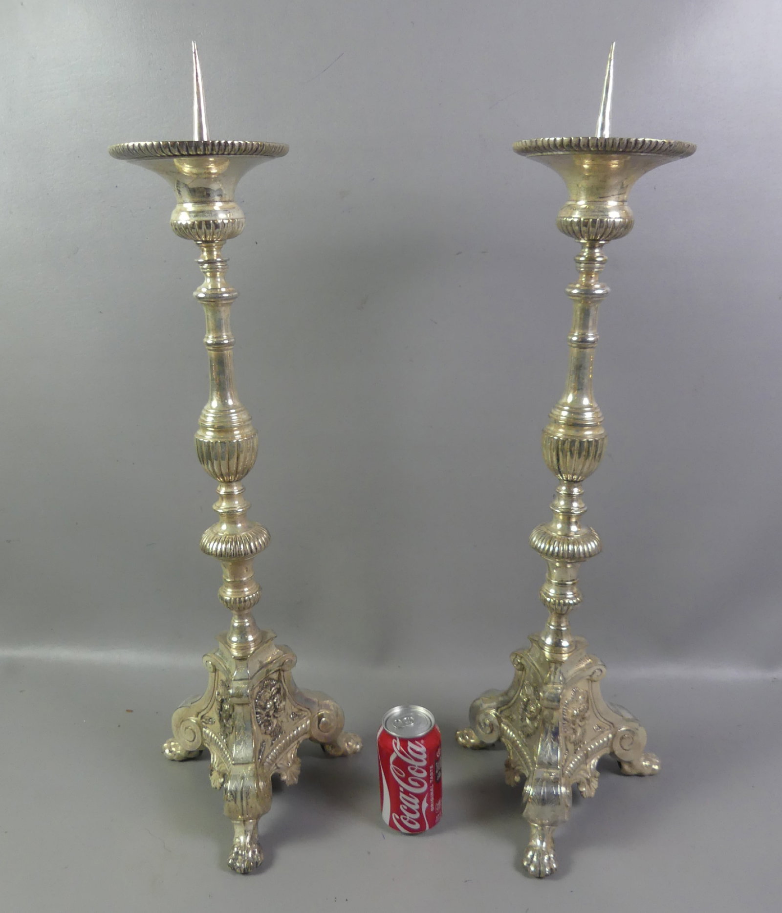 29 IN. VICTORIAN BAROQUE CANDLESTICKS (1 of 5)
