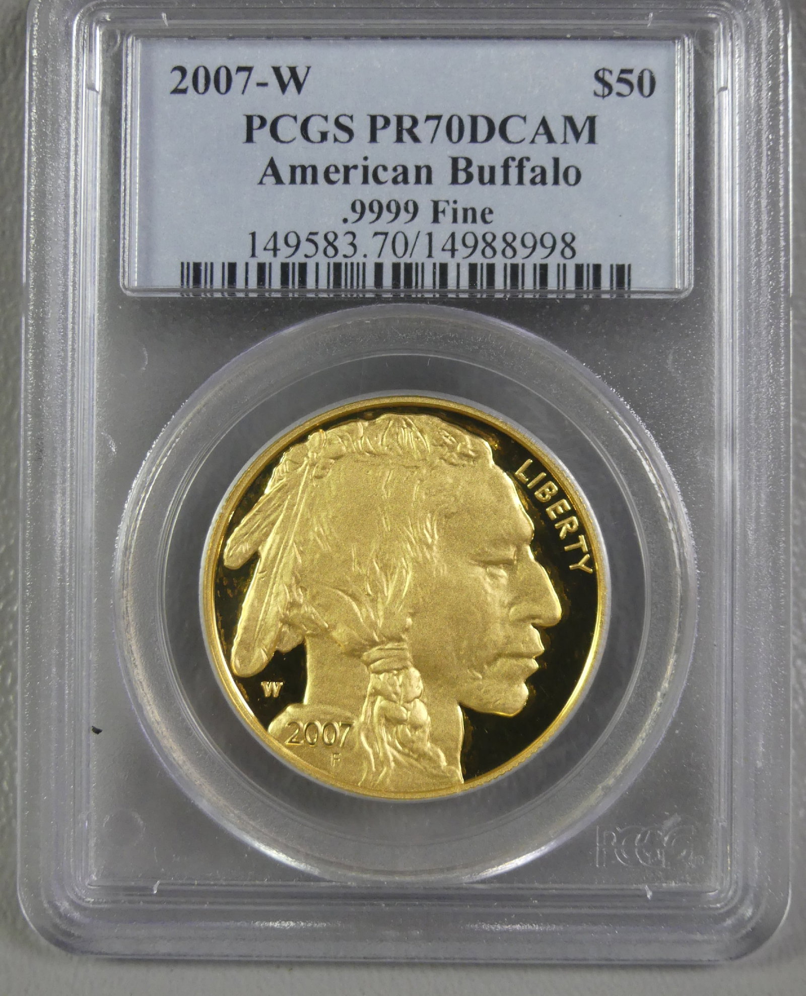 2007 $5 GOLD AMERICAN BUFFALO COIN (1 of 2)