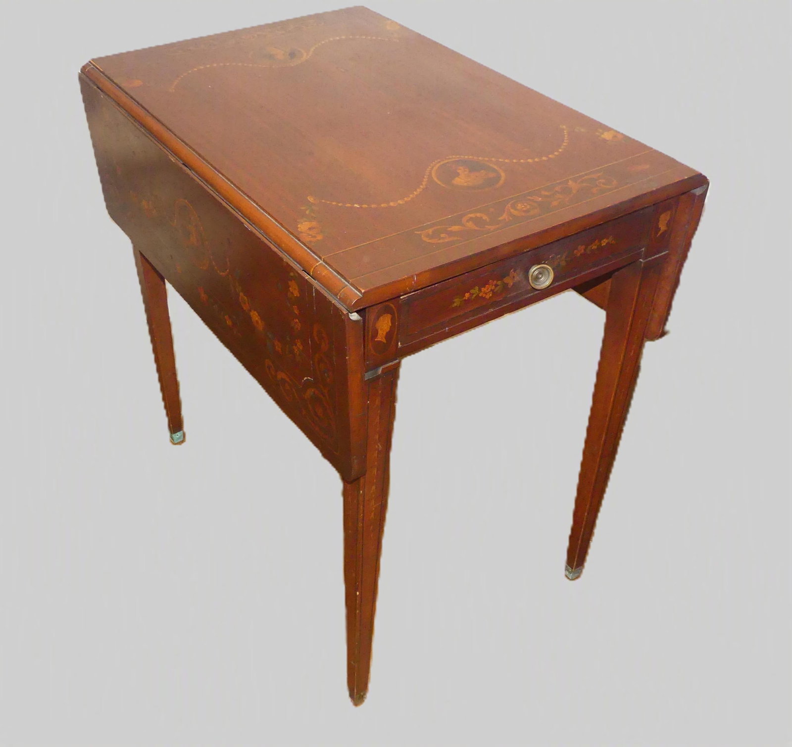 PAINTED PEMBROKE TABLE - ADAMS STYLE (1 of 6)