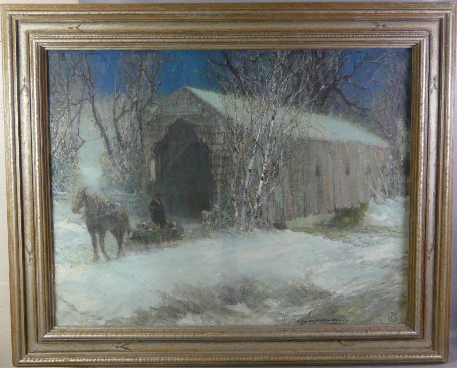 G. WHARTON EDWARDS - CORNWALL CT. PAINTING (1 of 9)
