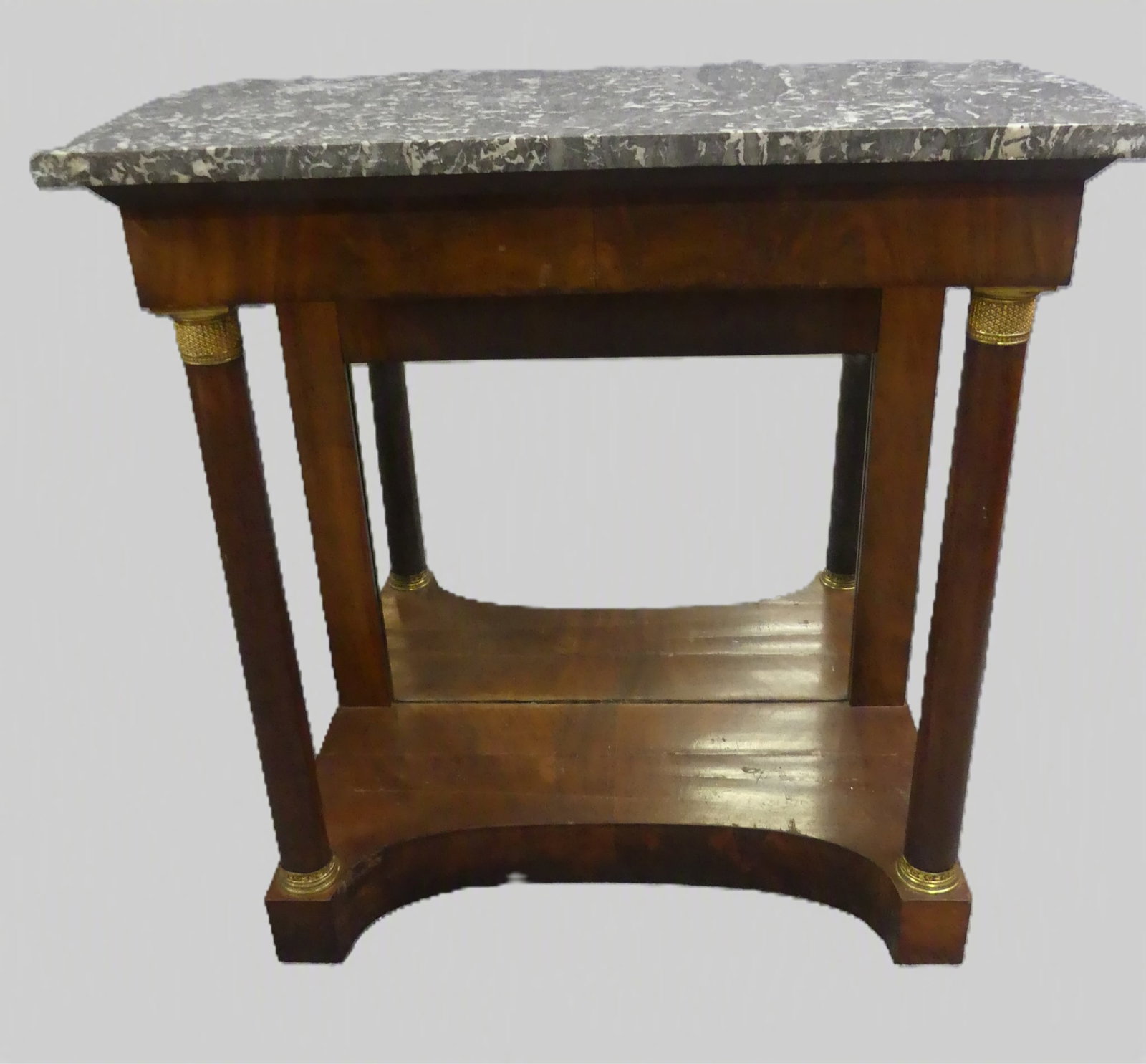 EMPIRE MARBLE TOP PIER TABLE (1 of 3)