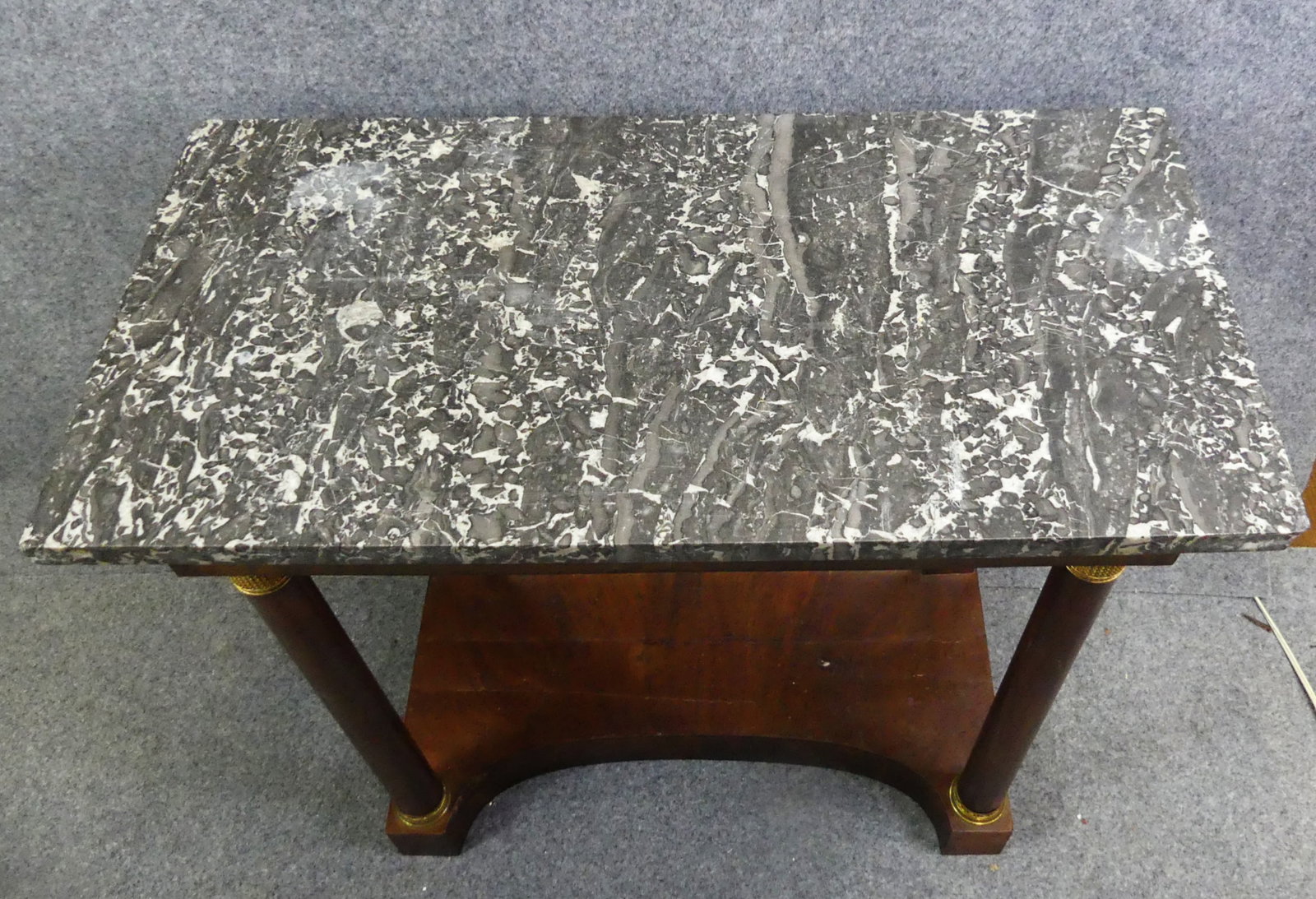 EMPIRE MARBLE TOP PIER TABLE - 2