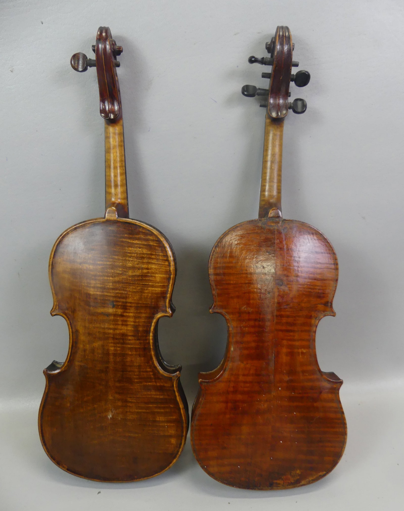 2 ANTIQUE VIOLINS - 2