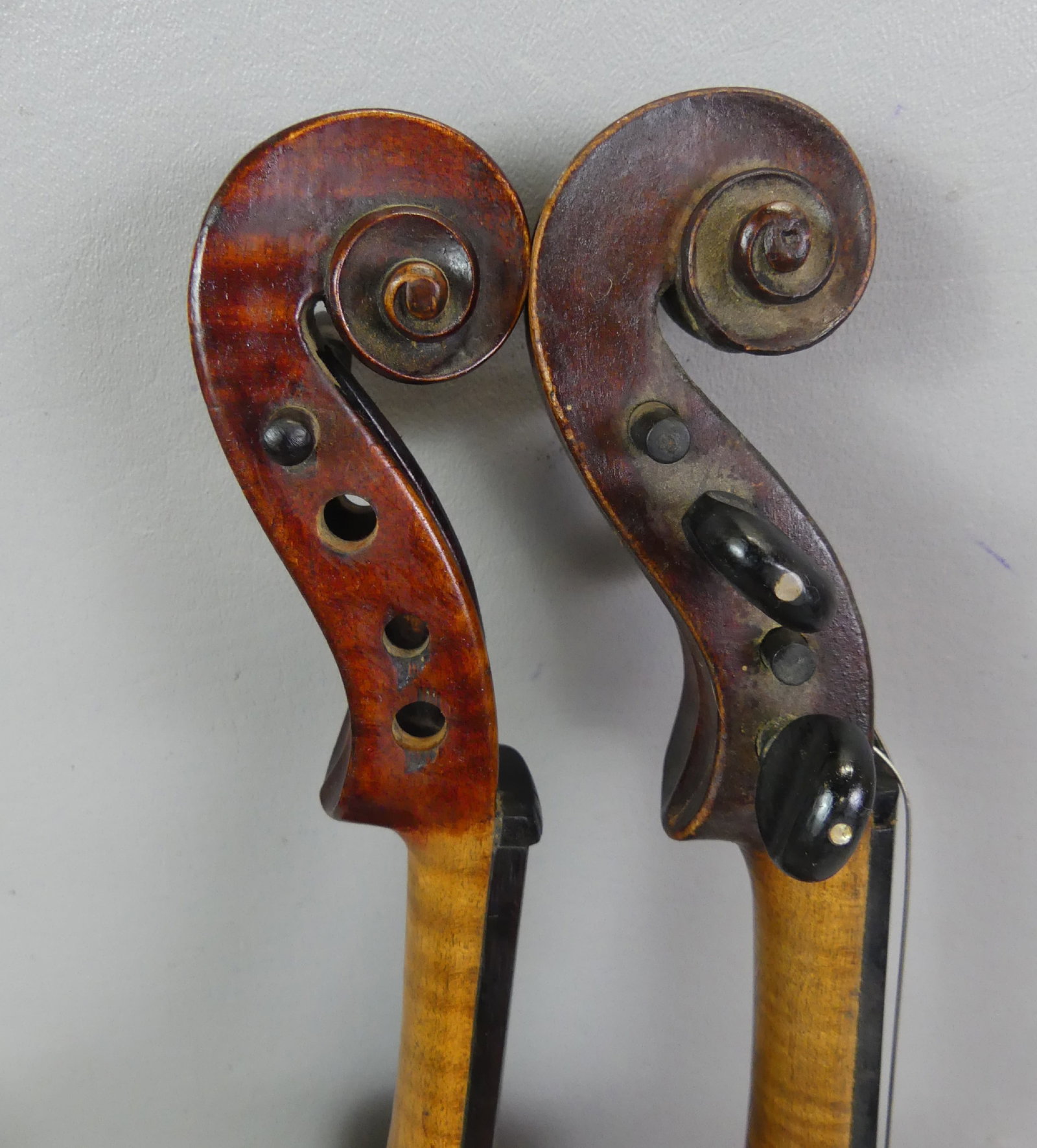 2 ANTIQUE VIOLINS - 3