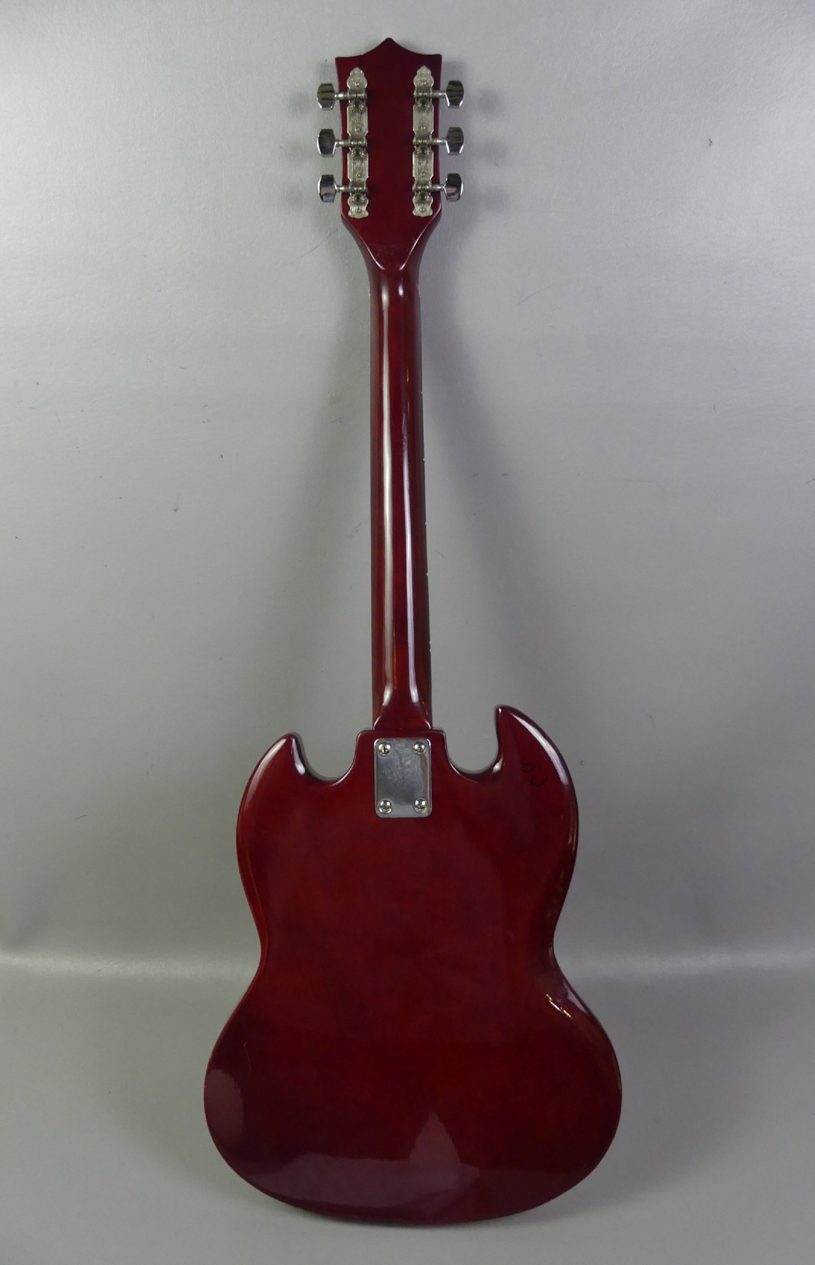 RED 6 STRING ELECTRIC GUITAR - 3