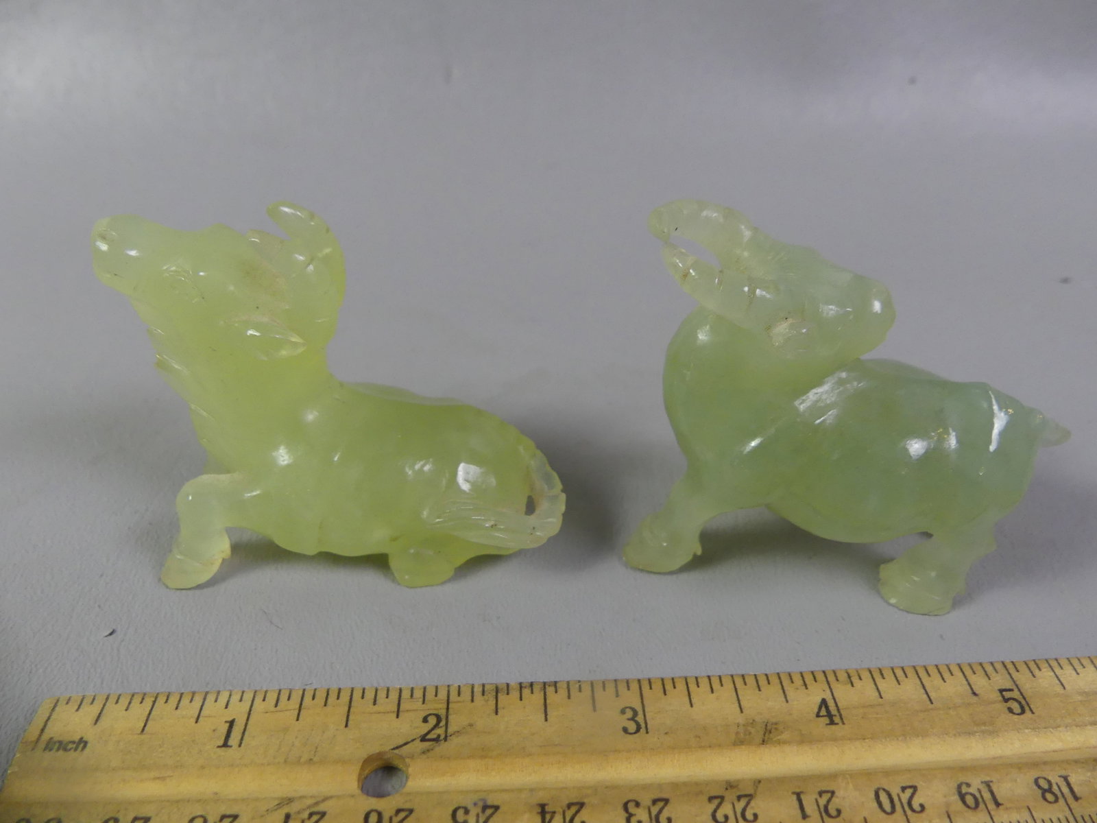 3 FIGURAL CHINESE JADE ITEMS - 3