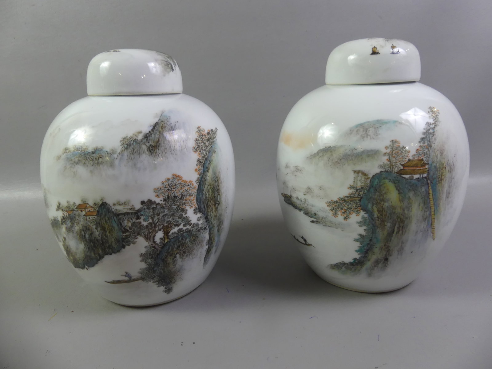 PR. CHINESE DECORATED GINGER JARS (1 of 3)