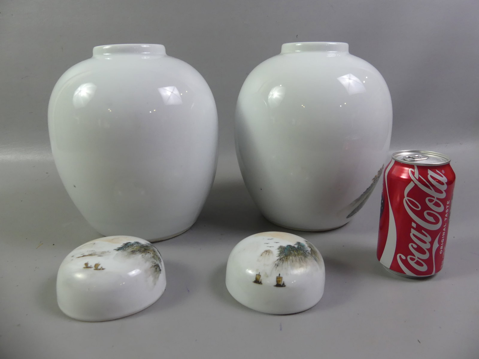 PR. CHINESE DECORATED GINGER JARS - 2