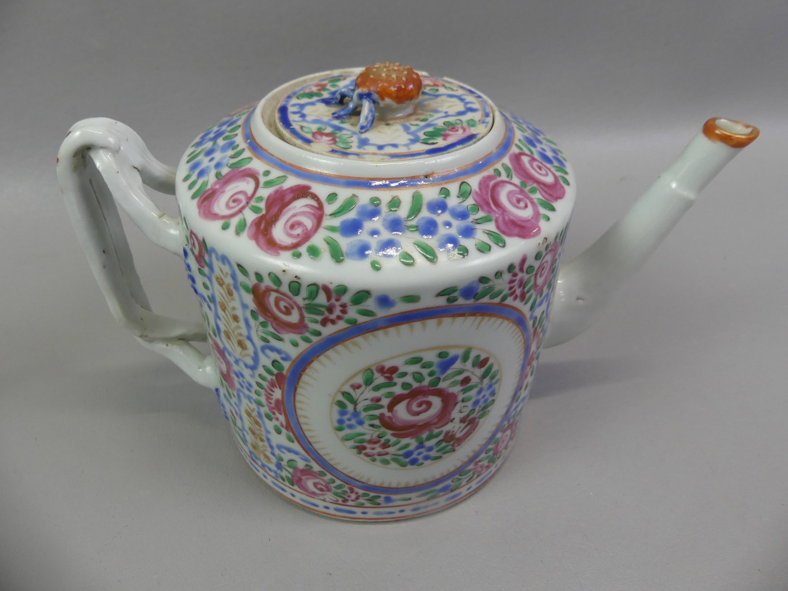 2 ANTIQUE CHINESE EXPORT TEAPOTS - 4