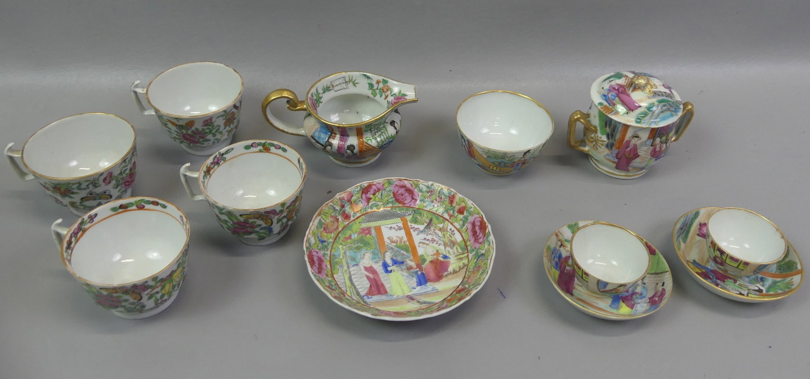 12 PCS. CHINESE TEA WARE (1 of 3)