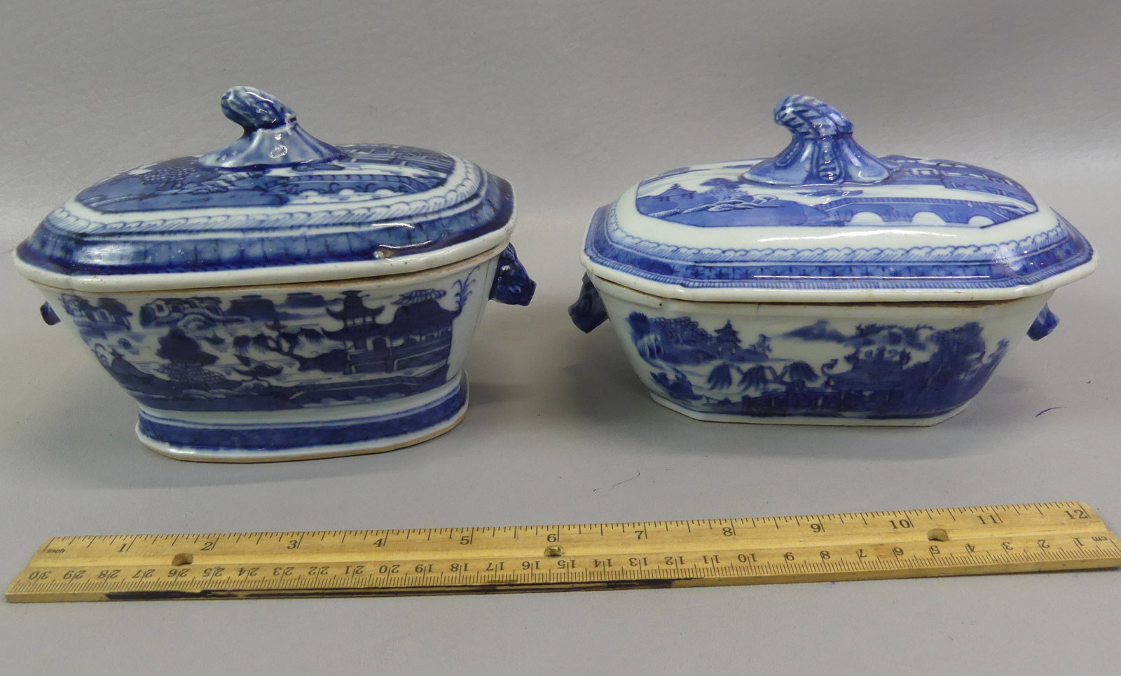 2 CHINESE CANTON SMALL TUREENS (1 of 3)