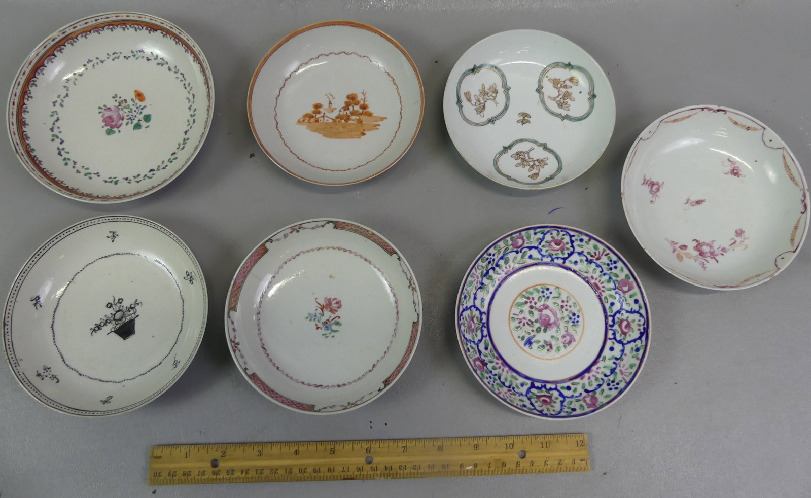 7 SMALL CHINESE QIANLONG BOWLS