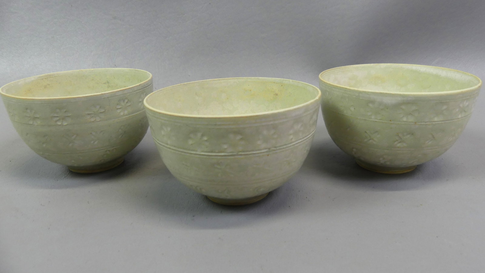 3 KOREAN BOWLS - GORYEO DYNASTY (1 of 4)
