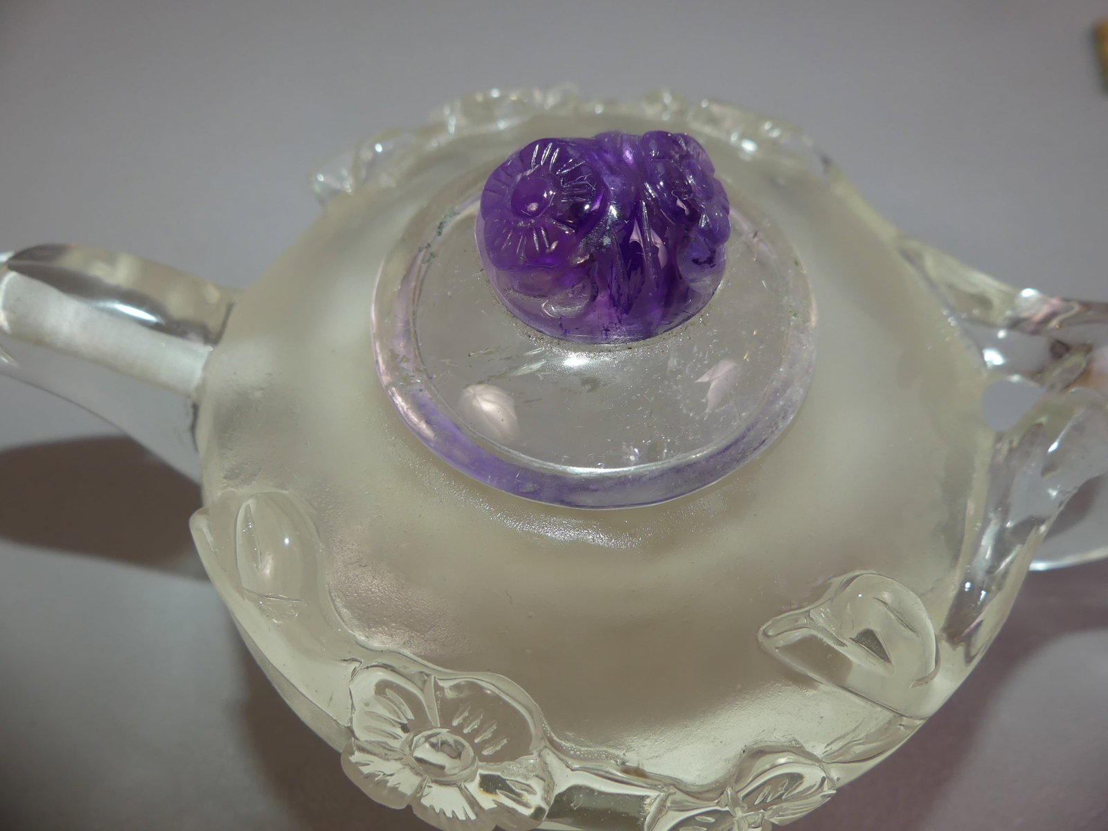 ROCK CRYSTAL MINI TEAPOT - 2