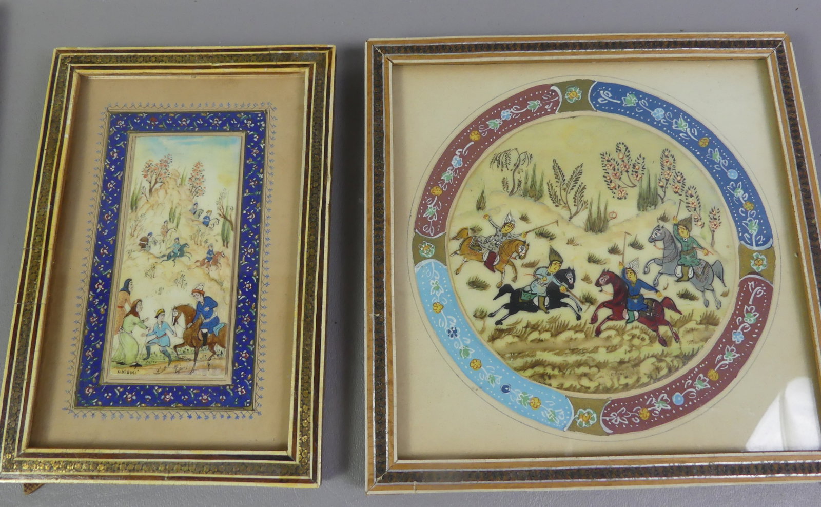 5 INDIAN FRAMED ITEMS - 2