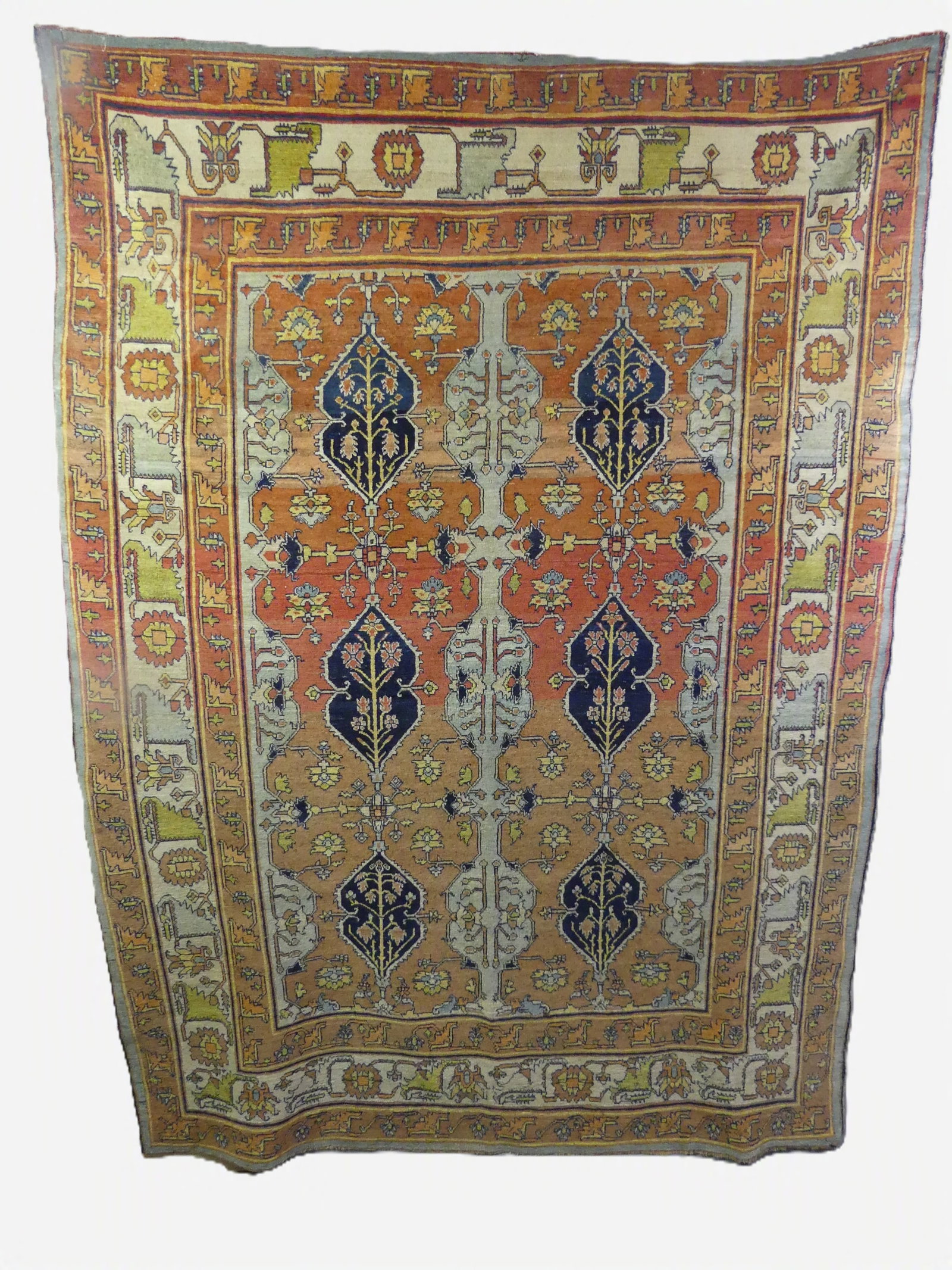 ANTIQUE SERAPI HERIZ RUG - 7