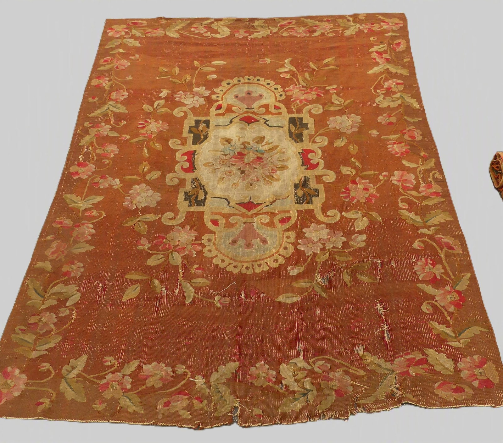ANTIQUE AUBUSSON TAPESTRY (1 of 6)