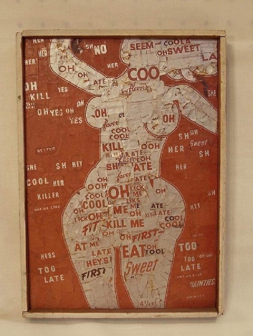 al hansen hershey wrapper venus collage 1967 hershey wrapper