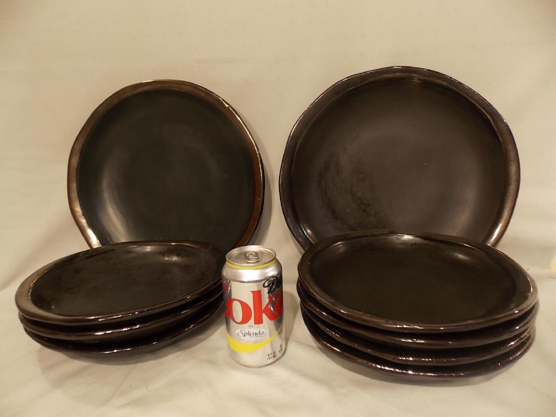 9 LUNA GARCIA GIGANTE POTTERY PLATES (1 of 2)