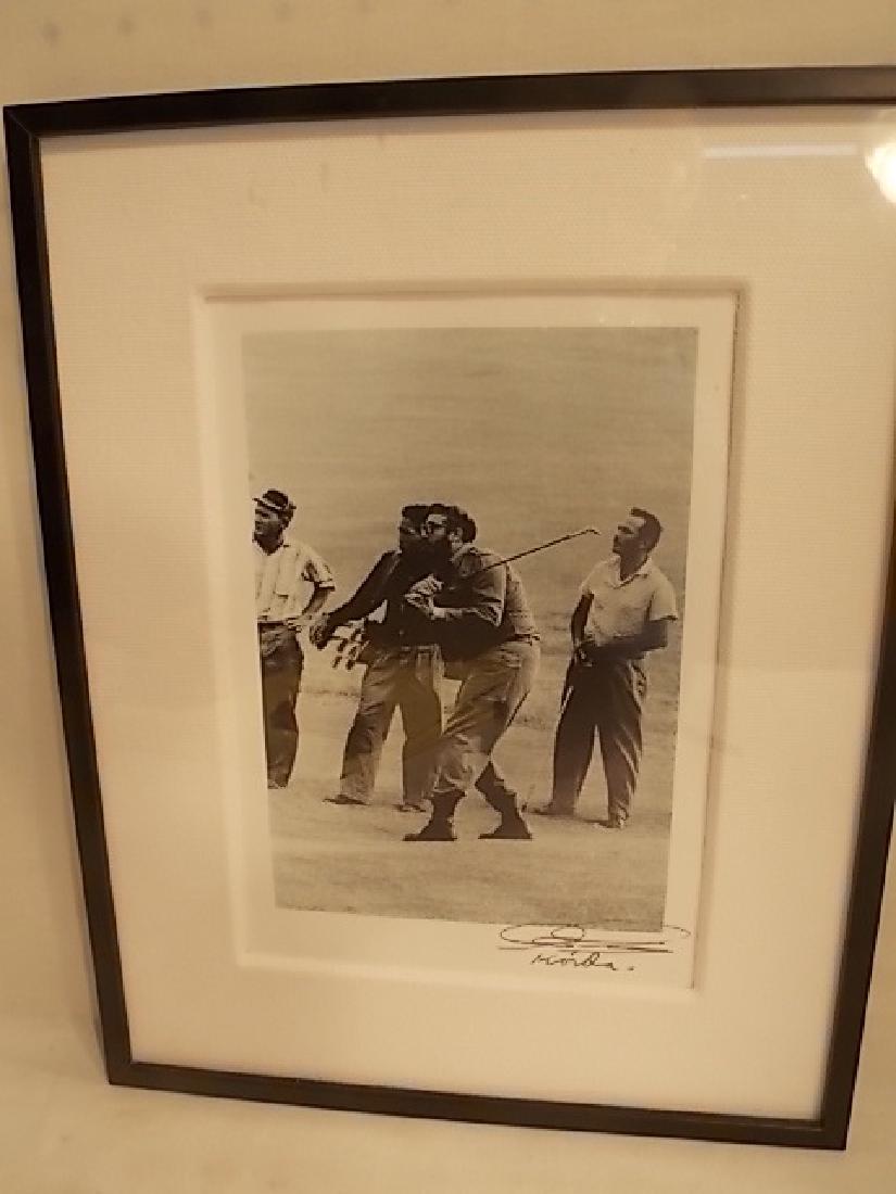 ALBERTO KORDA SIGNED PHOTOGRAPH OF CASTRO GOLFING (1 of 2)