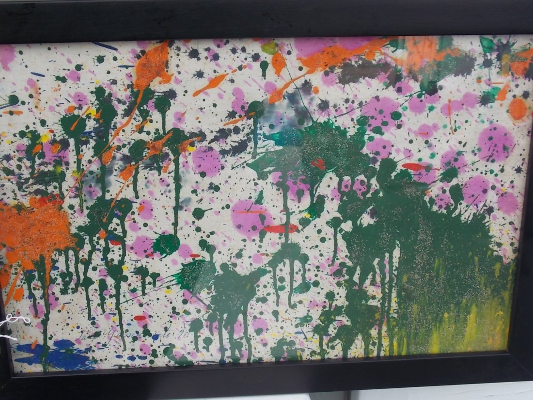 TARO YAMAMOTO 1970 ABSTRACT PAINTING (1 of 1)