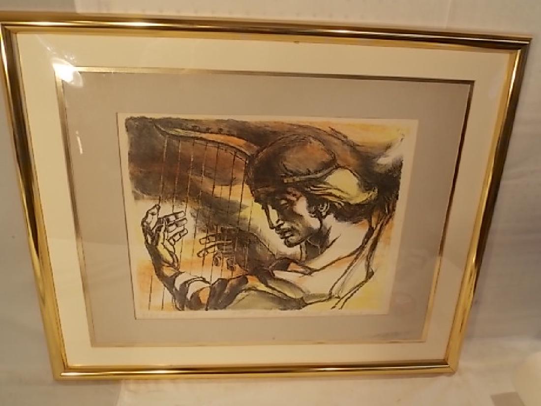 UMBERTO ROMANO PRINT - DAVID & HIS HARP (1 of 1)