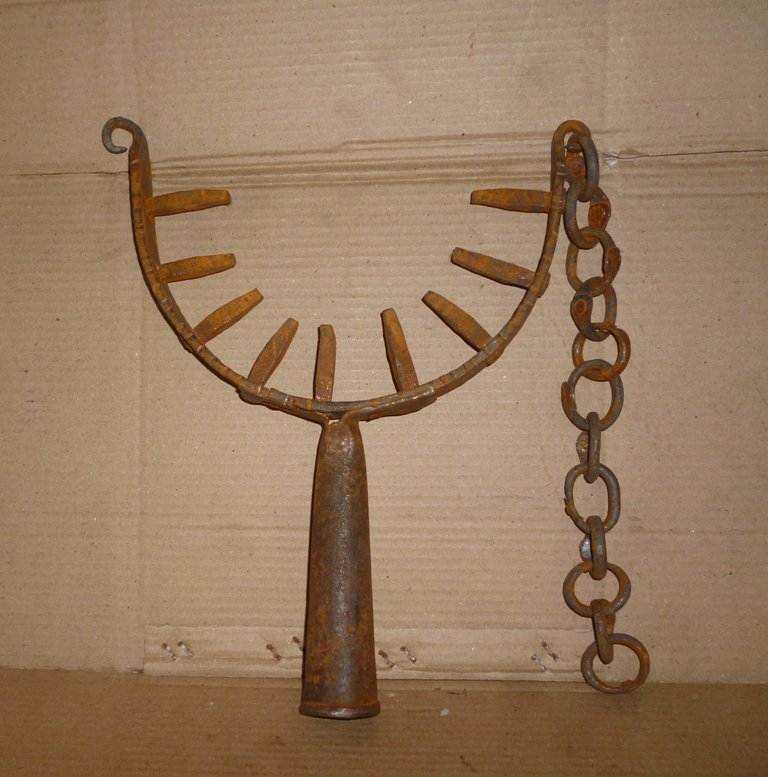 SLAVE TRANSPORT COLLAR HAND MADE STEEL SPIKES (1 of 8)