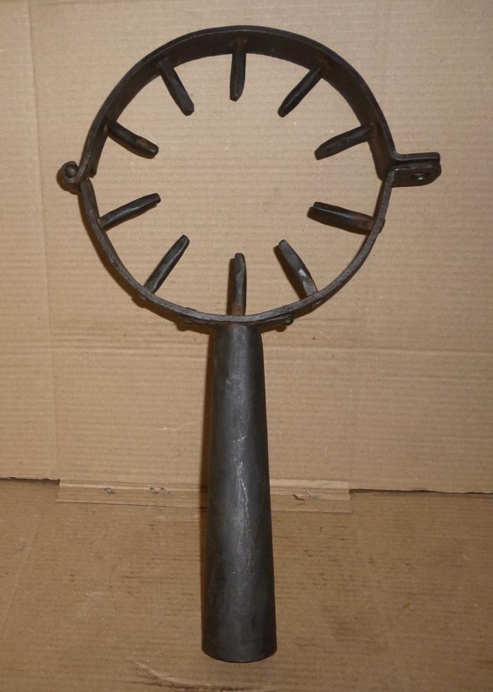 SLAVE TRANSPORT COLLAR HAND MADE STEEL SPIKES INSIDE (1 of 6)