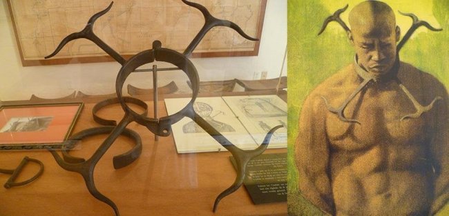 TORTURE CANT'T SLEEP SLAVE / PRISONER COLLAR IRON SPIKE (1 of 8)