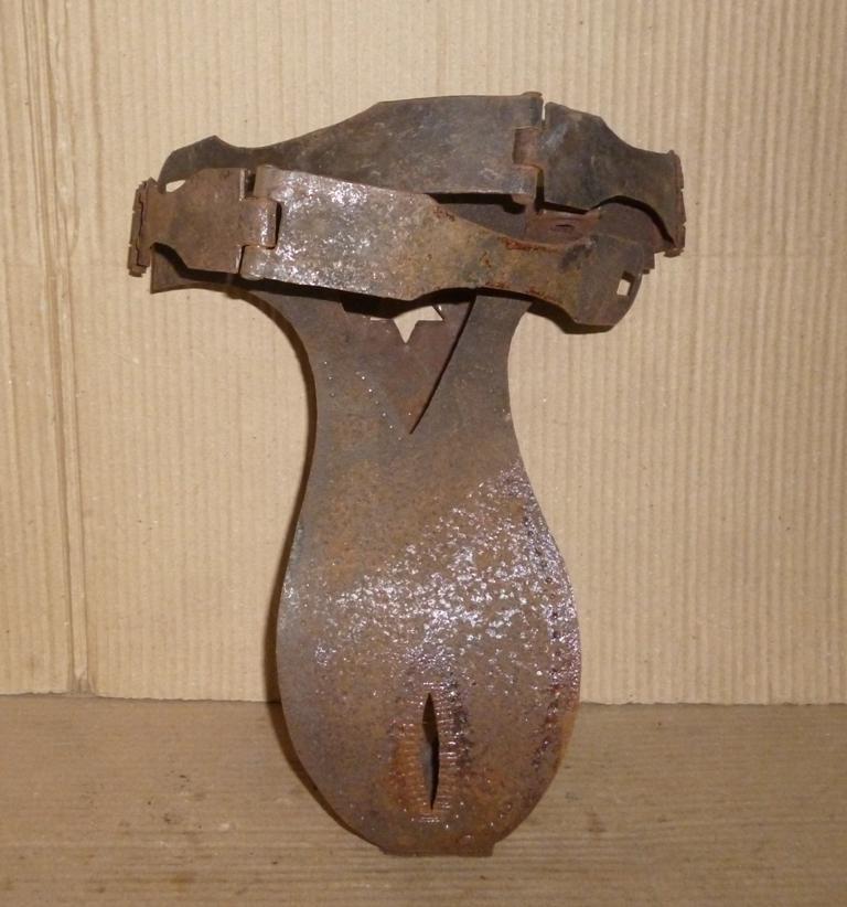 OLD WOMEN CHASTITY BELT NO SEX HAND MADE STEEL (1 of 11)