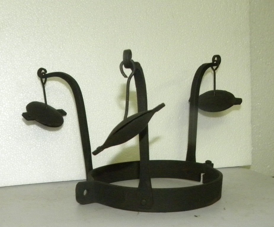 MEDIEVAL SLAVE TRANSPORT COLLAR 3 BELLS CANT RUN (1 of 8)