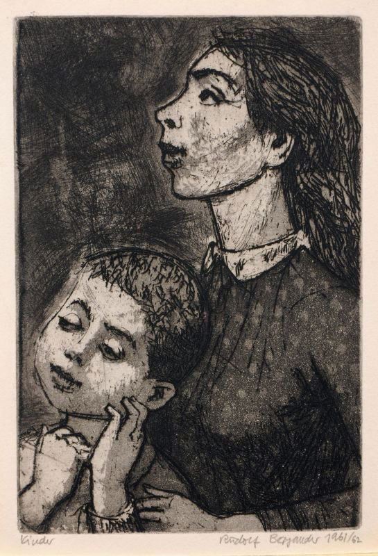 Rudolf Bergander, Vier Neujahrsgrüße. 1960's. (1 of 1)