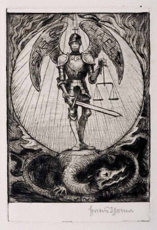 Hans Thoma "Selbstbildnis II" / "Wundervoegel V" / "St. (1 of 4)