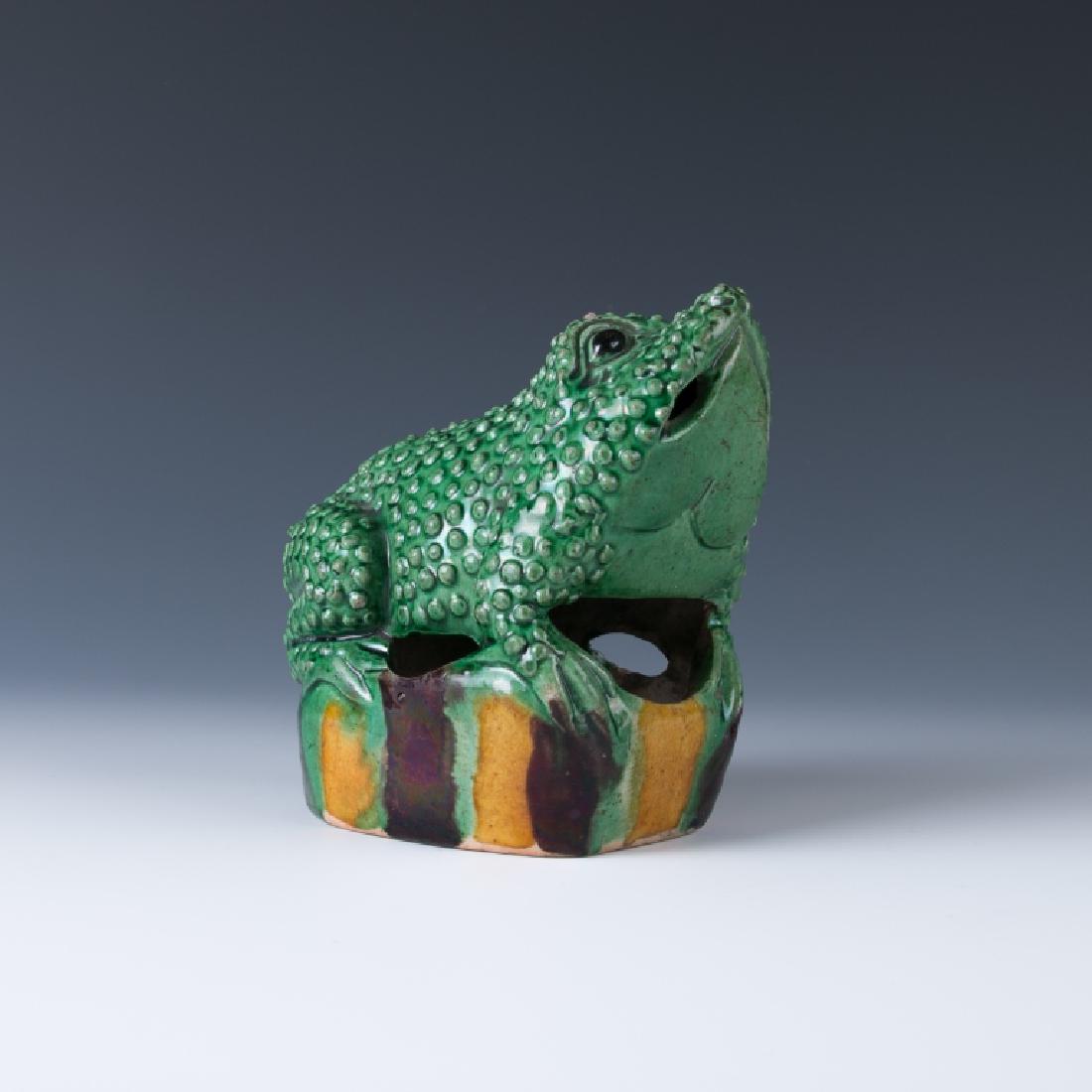 Qing Dynasty Green Glazed Water Pot (1 of 9)