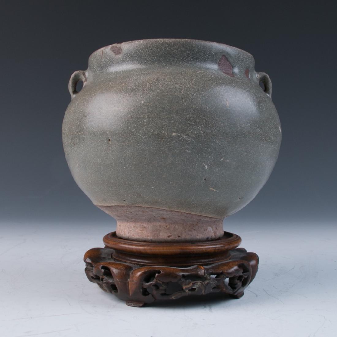 A Celadon Double Ear Jar (1 of 14)