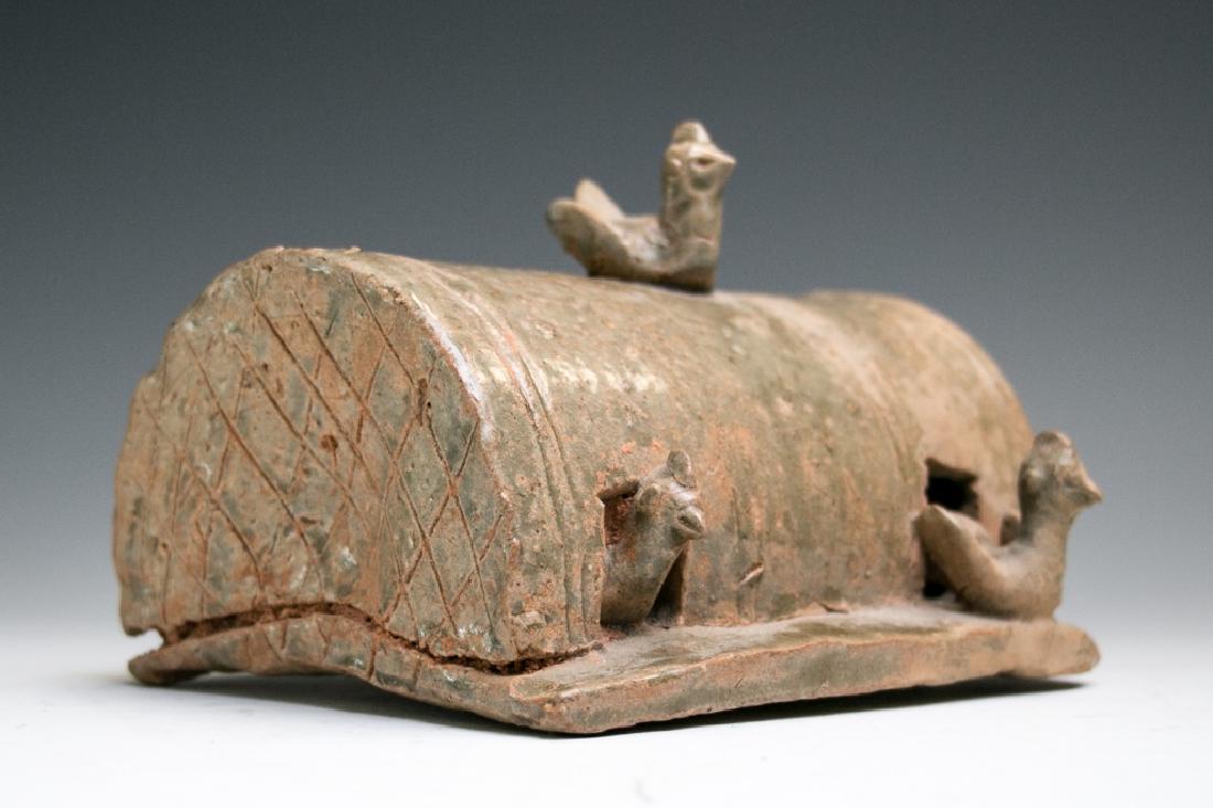 A RARE YUE YAO OLIVE GLAZED CHICKEN HOUSE, JIN (1 of 10)