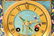 CLOISONNE ENAMEL MANTEL CLOCK - 11