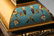 CLOISONNE ENAMEL MANTEL CLOCK - 7