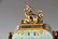 CLOISONNE ENAMEL MANTEL CLOCK - 8