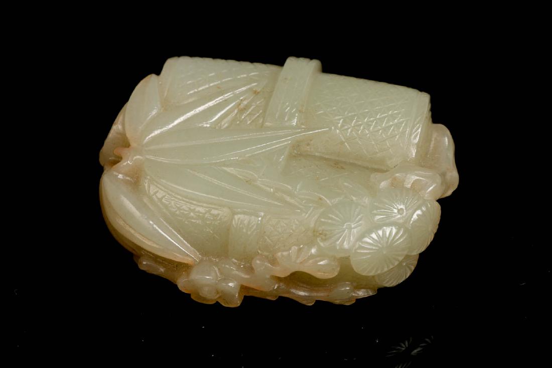CELADON JADE CARVING TOGGLE (1 of 11)