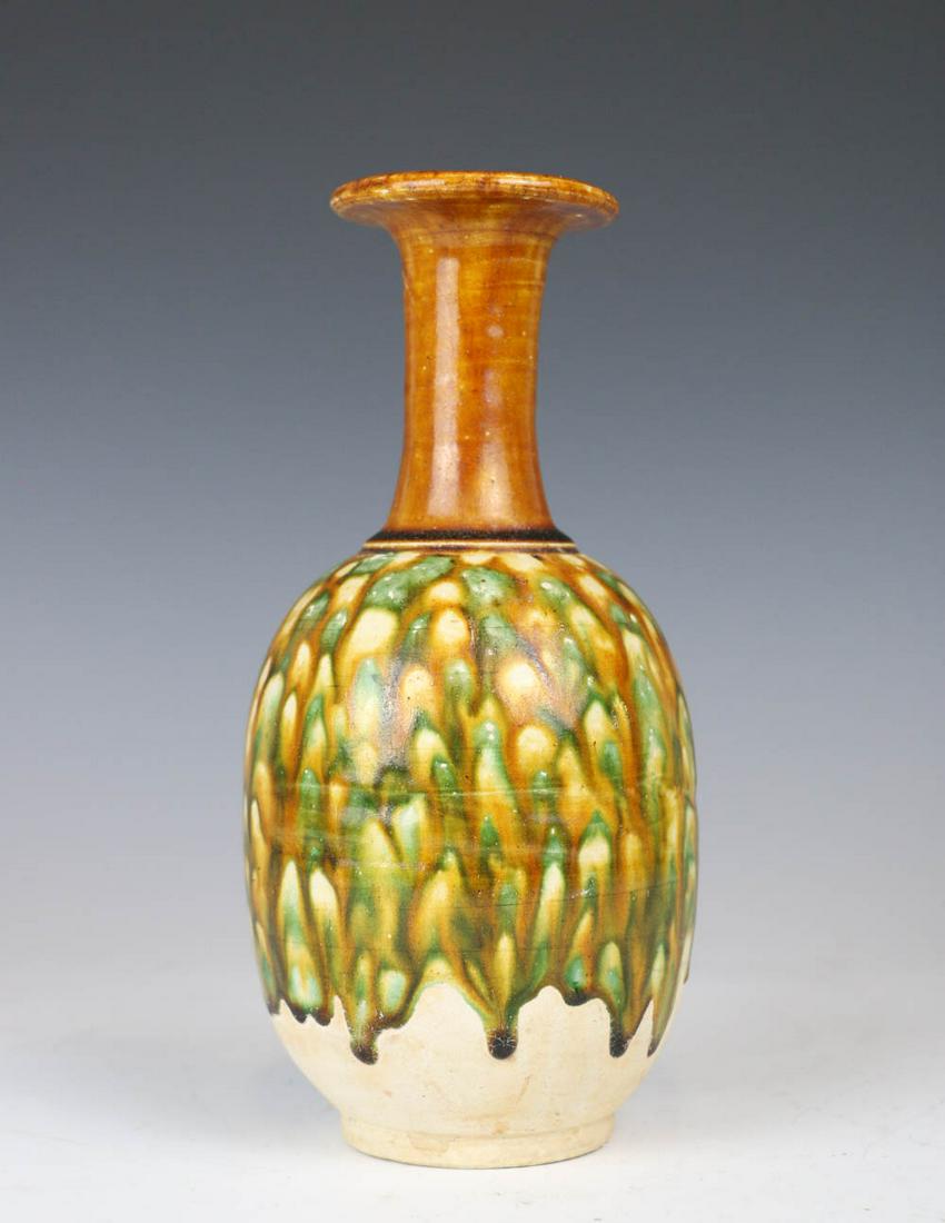 Sancai Bottle Vase Tang Dynasty Oct 28 2019 Stunning Arts