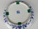A BLUE AND WHITE PLANTER WITH BASE PLATE,19 TH C - 11