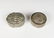 TWO SILVER COVER BOXES, 19TH C
